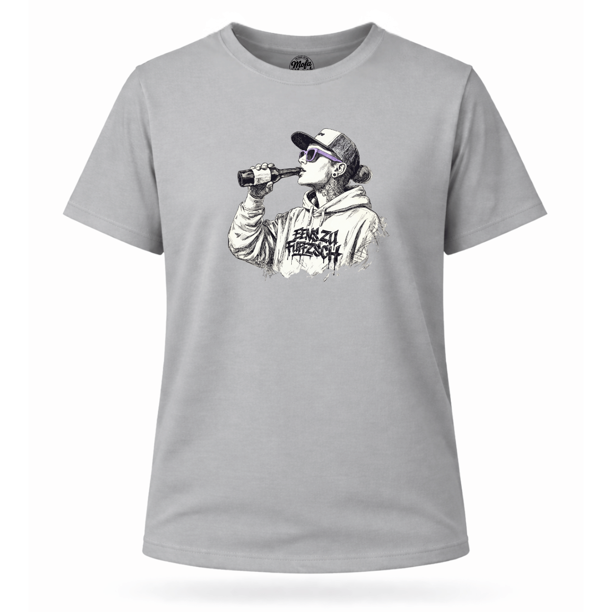 Mädels T-Shirt. Benzin im Blut.