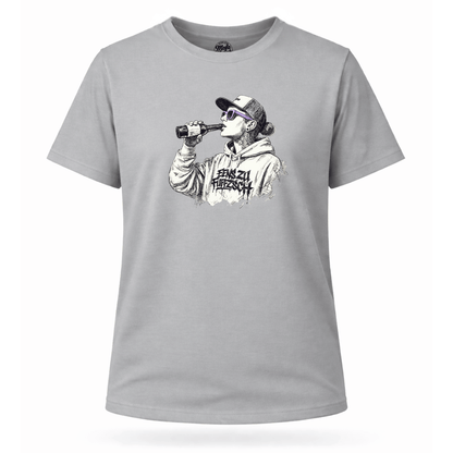 Mädels T-Shirt. Benzin im Blut.