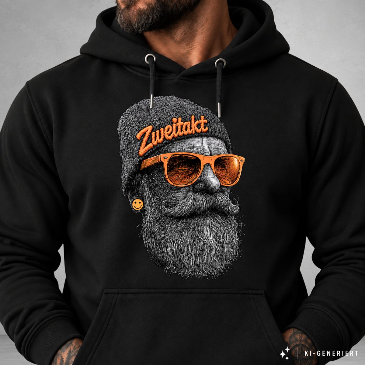 Hoodie Softstyle®. Zweitakt Schrauber.