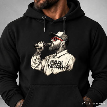 Hoodie Softstyle®. Benzin im Blut.