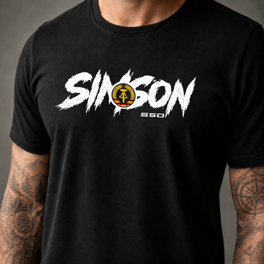 T-Shirt. Simson S50 DDR.