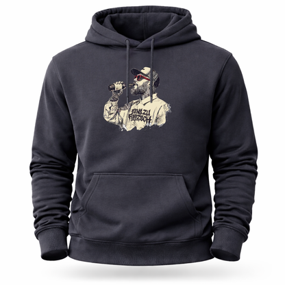 Hoodie Softstyle®. Benzin im Blut.