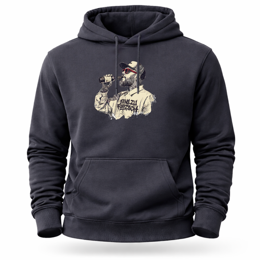 Hoodie Softstyle®. Benzin im Blut.