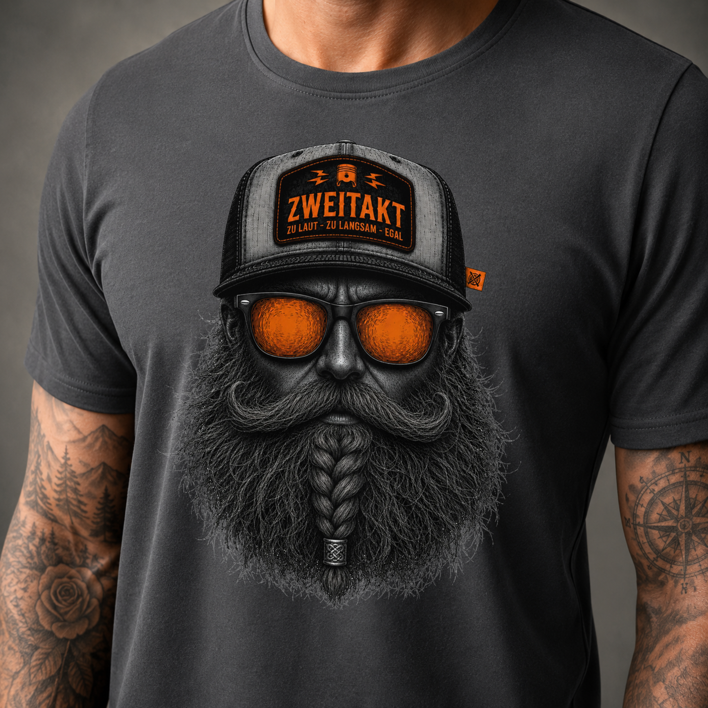 T-Shirt. Zweitakt Nomaden – Der Wikinger.