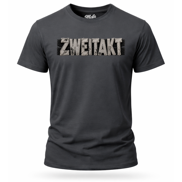 T-Shirt. Zweitakt Patch.