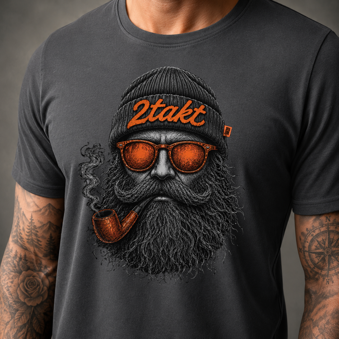 T-Shirt. Zweitakt Nomaden – Der Seemann.