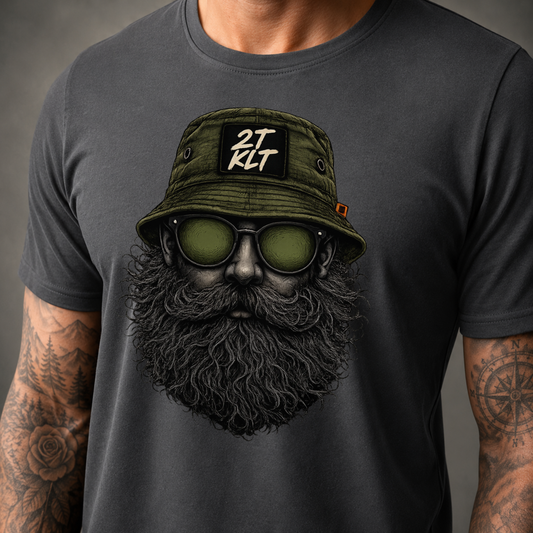 T-Shirt. Zweitakt Nomaden – Der Angler.
