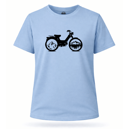 Mädels T-Shirt. Freiheit auf zwei Rädern.
