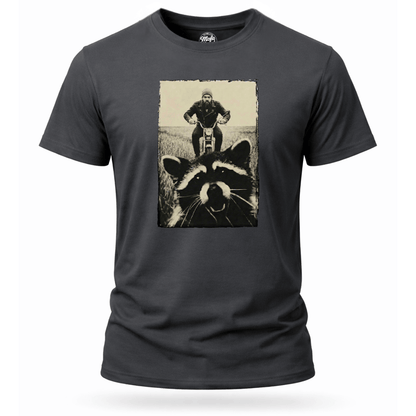 T-Shirt. Racoon.