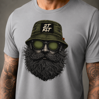 T-Shirt. Zweitakt Nomaden – Der Angler.