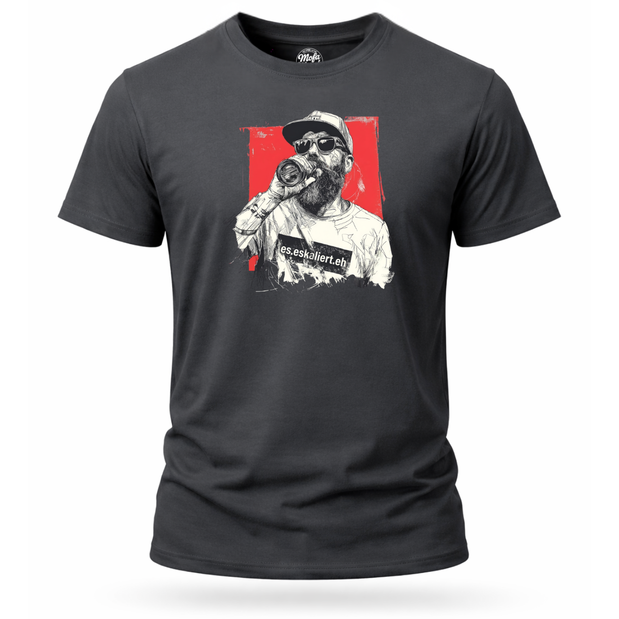T-Shirt. Es eskaliert eh.