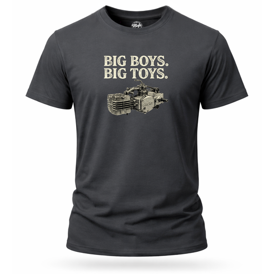 T-Shirt. Big Boys Big Toys.