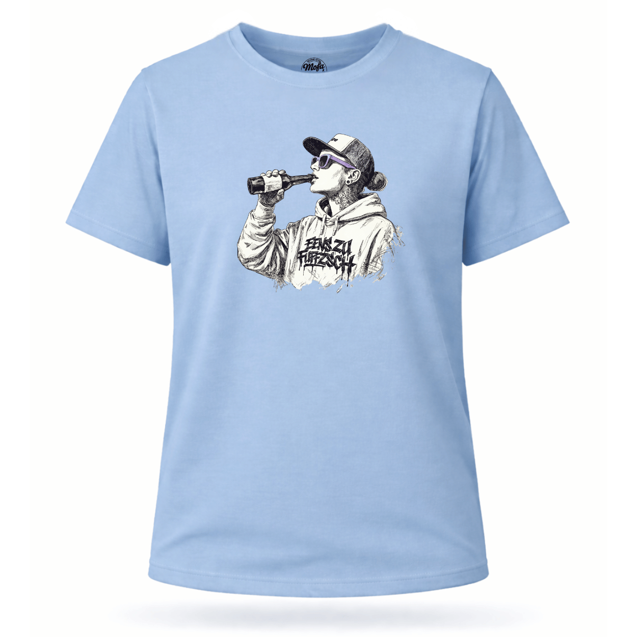 Mädels T-Shirt. Benzin im Blut.