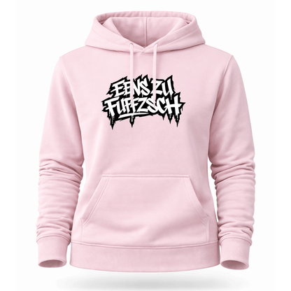 Mädels Hoodie Softstyle®. Eens zu fuffzsch.