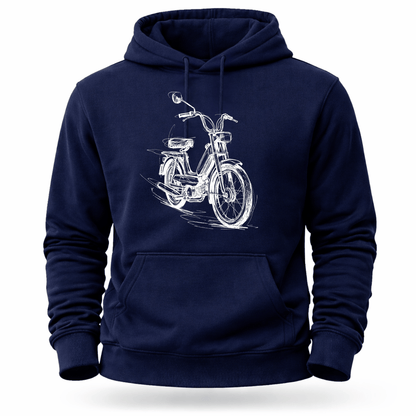 Hoodie Softstyle®. Classic Moped Line.