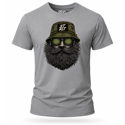 T-Shirt. Zweitakt Nomaden – Der Angler.