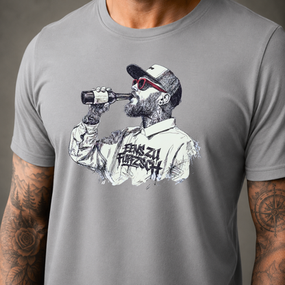 T-Shirt. Benzin im Blut.
