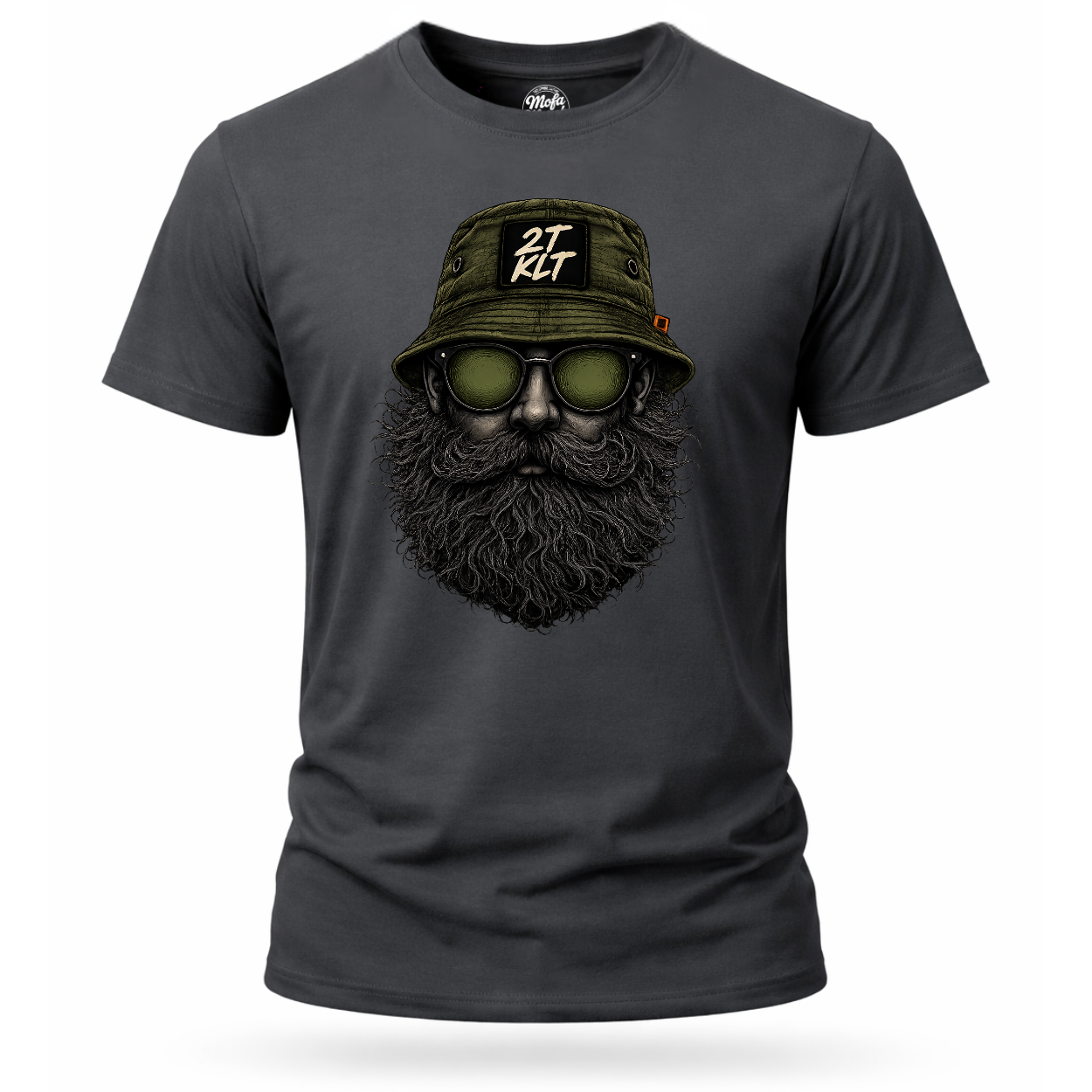 T-Shirt. Zweitakt Nomaden – Der Angler.