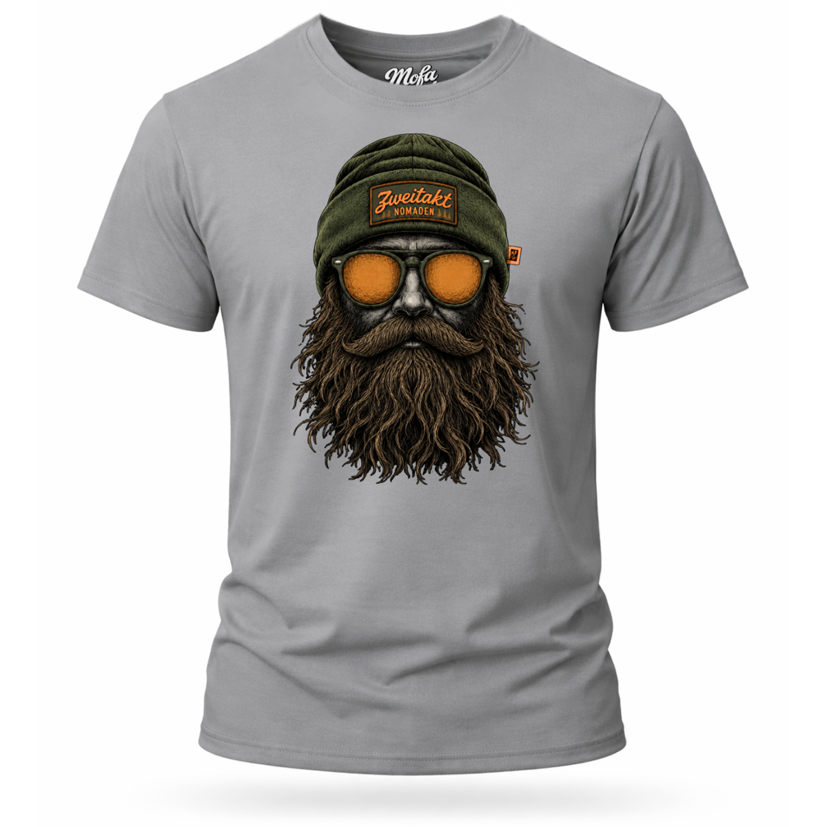 T-Shirt. Zweitakt Nomaden – Der Jäger.
