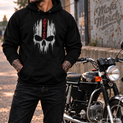 Hoodie Softstyle®. Zweitakt Skull.