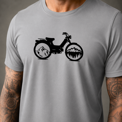 T-Shirt. Freiheit auf zwei Rädern.
