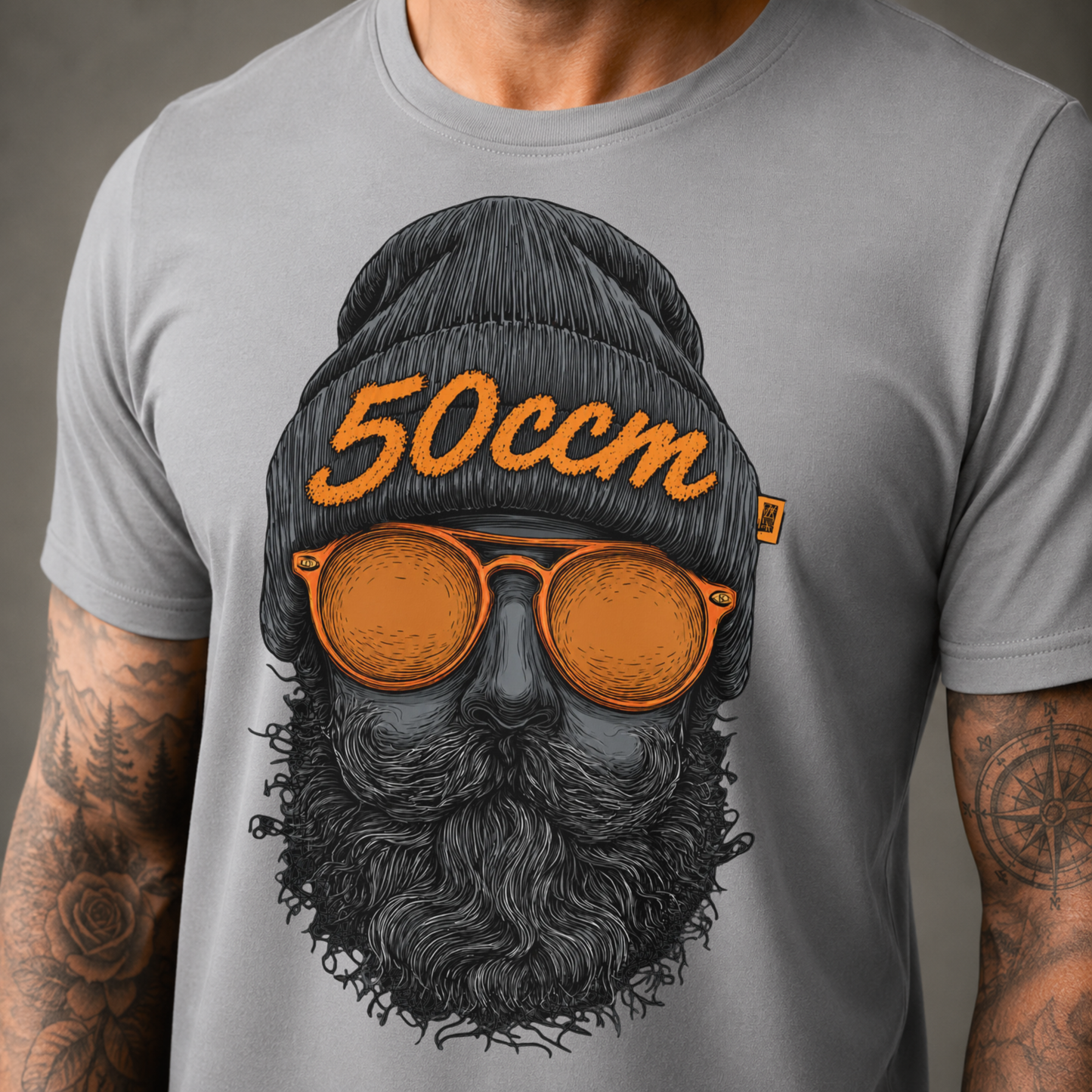 T-Shirt. Zweitakt Nomaden – Der Vagabund 50ccm.