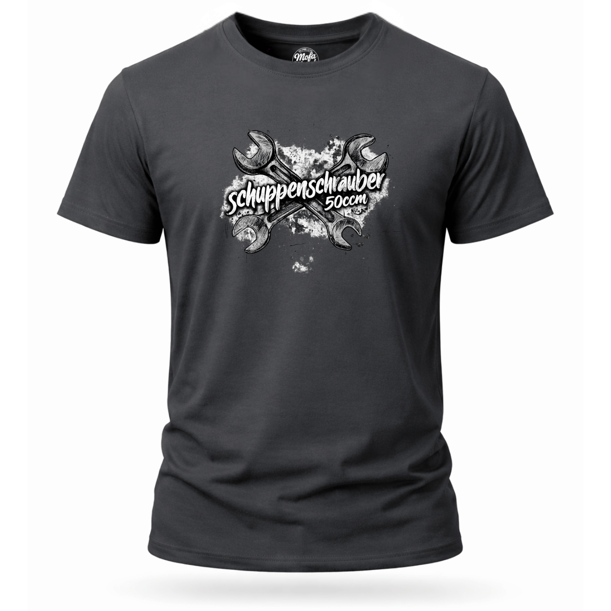 T-Shirt. Schuppenschrauber 50ccm.