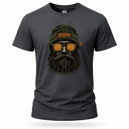 T-Shirt. Zweitakt Nomaden – Der Jäger.
