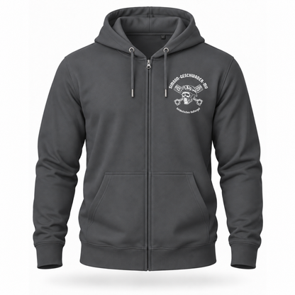 Zip Hoodie Softstyle®. Simson Geschwader MV / Beidseitig.