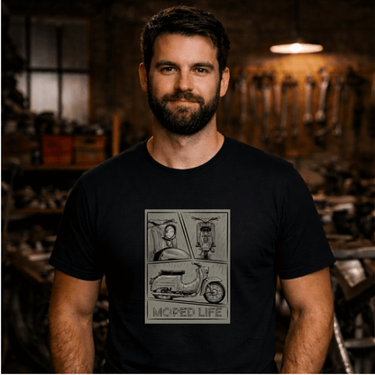 T-Shirt. Moped Life.