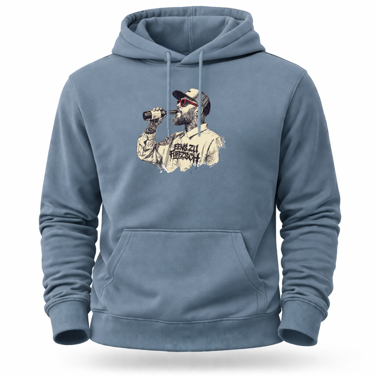 Hoodie Softstyle®. Benzin im Blut.