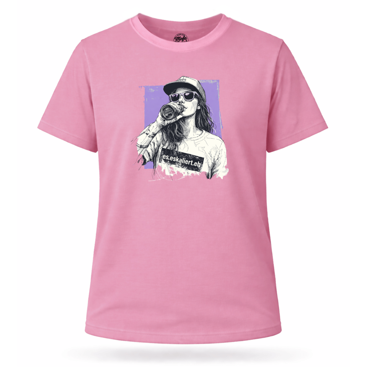 Mädels T-Shirt. Es eskaliert eh.
