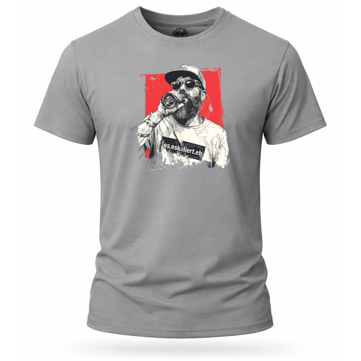 T-Shirt. Es eskaliert eh.