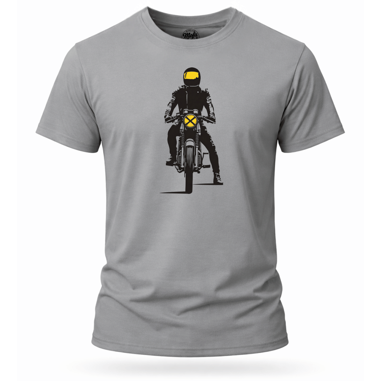 T-Shirt. Fokus auf die Straße.