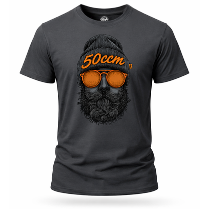 T-Shirt. Zweitakt Nomaden – Der Vagabund 50ccm.