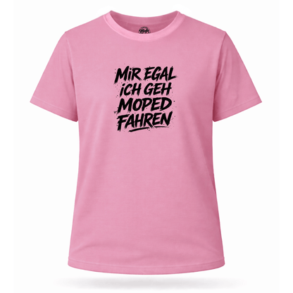 Mädels T-Shirt. Mir egal.