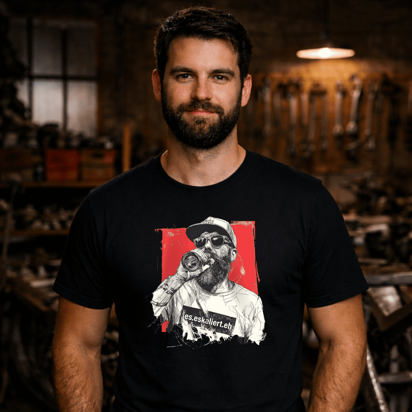 T-Shirt. Es eskaliert eh.