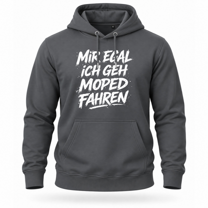 Hoodie Softstyle®. Mir egal, ich geh Moped fahren.