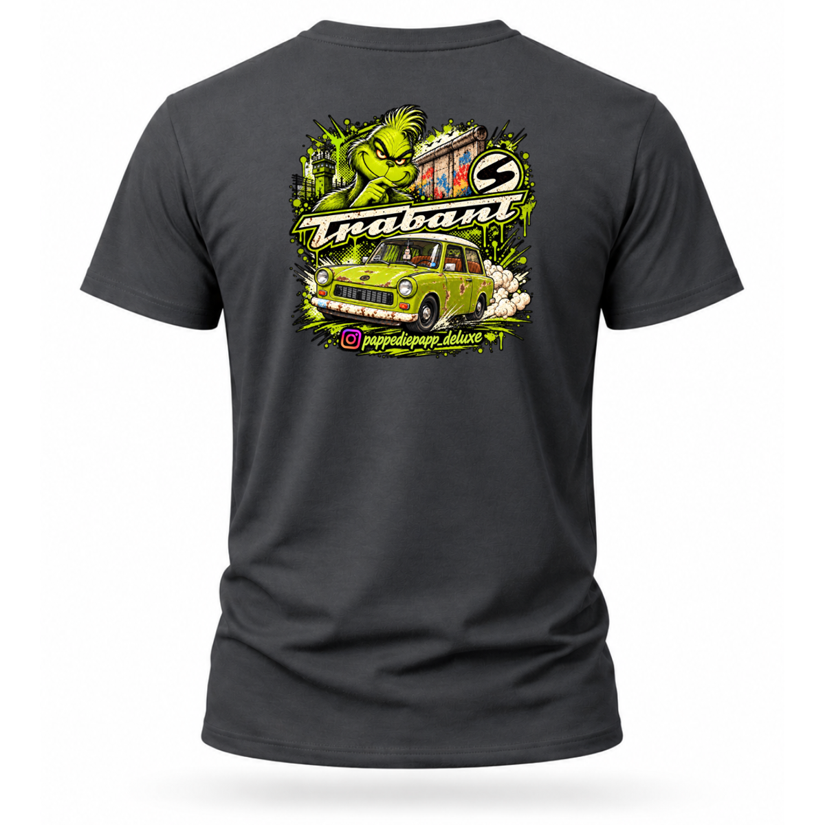 T-Shirt. Pappediepapp / Beidseitig.