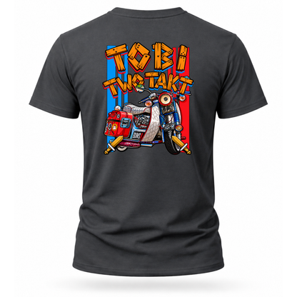 T-Shirt. Tobi Two Takt / Beidseitig.