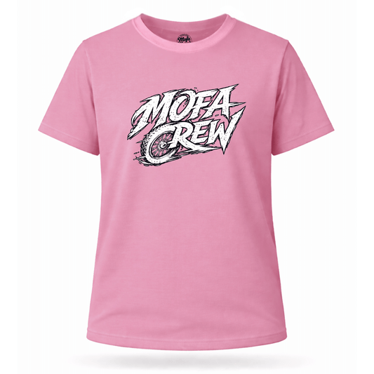 Mädels T-Shirt. Mofa Crew.