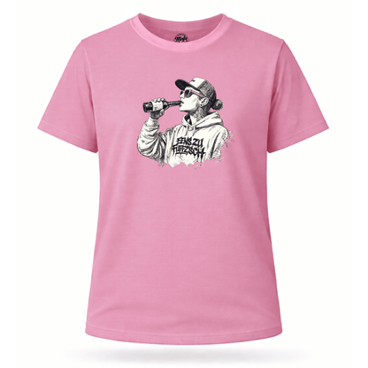Mädels T-Shirt. Benzin im Blut.