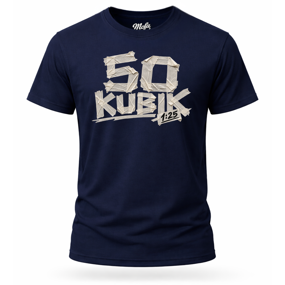 T-Shirt. 50 Kubik Klebeband 1:25.