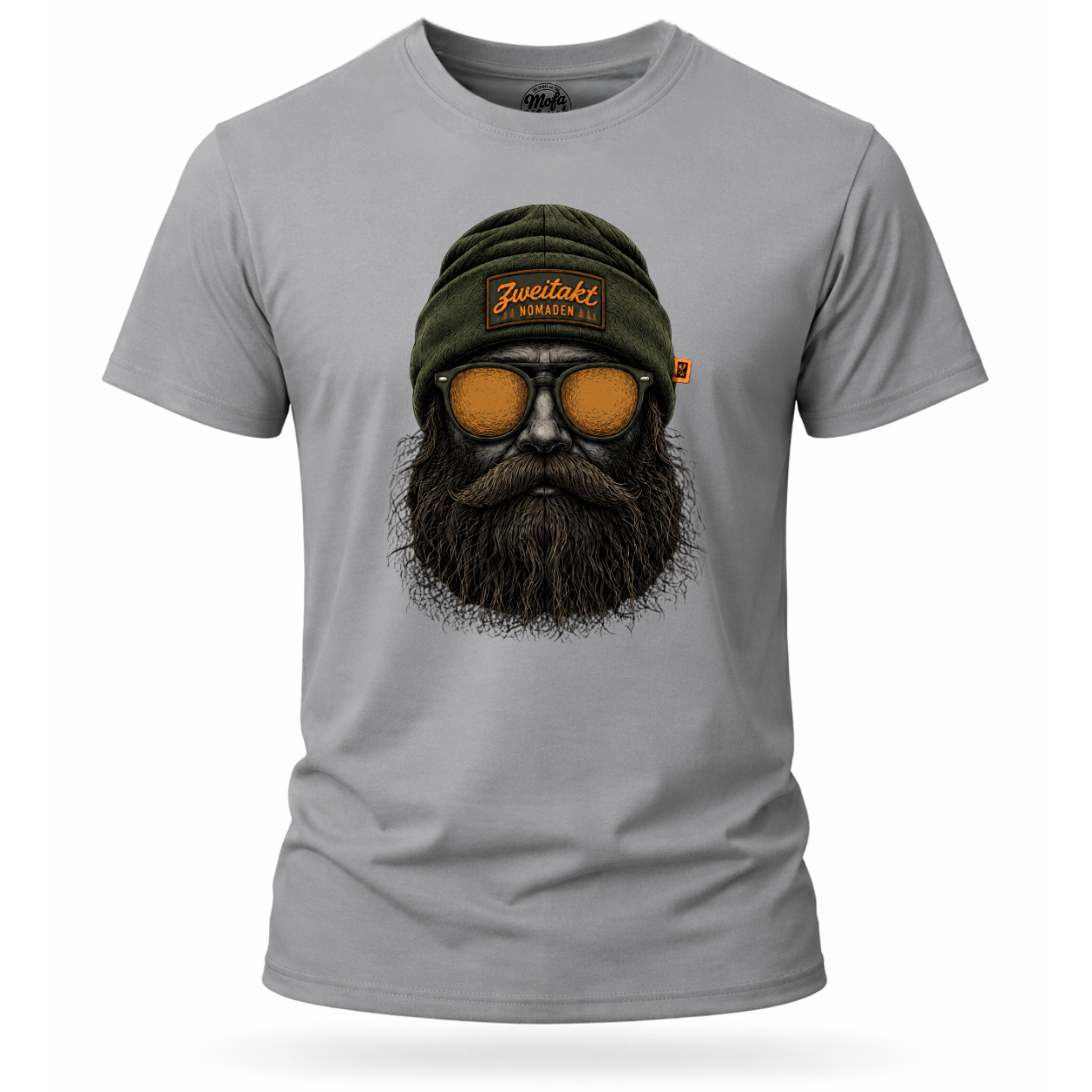 T-Shirt. Zweitakt Nomaden – Der Jäger.