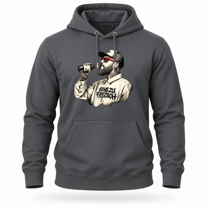 Hoodie Softstyle®. Benzin im Blut.