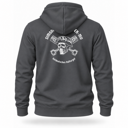 Zip Hoodie Softstyle®. Simson Geschwader MV / Beidseitig.