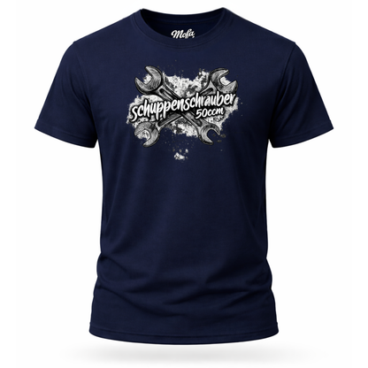 T-Shirt. Schuppenschrauber 50ccm.