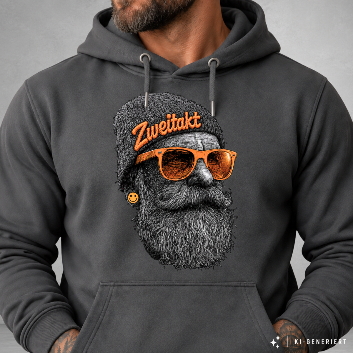 Hoodie Softstyle®. Zweitakt Schrauber.