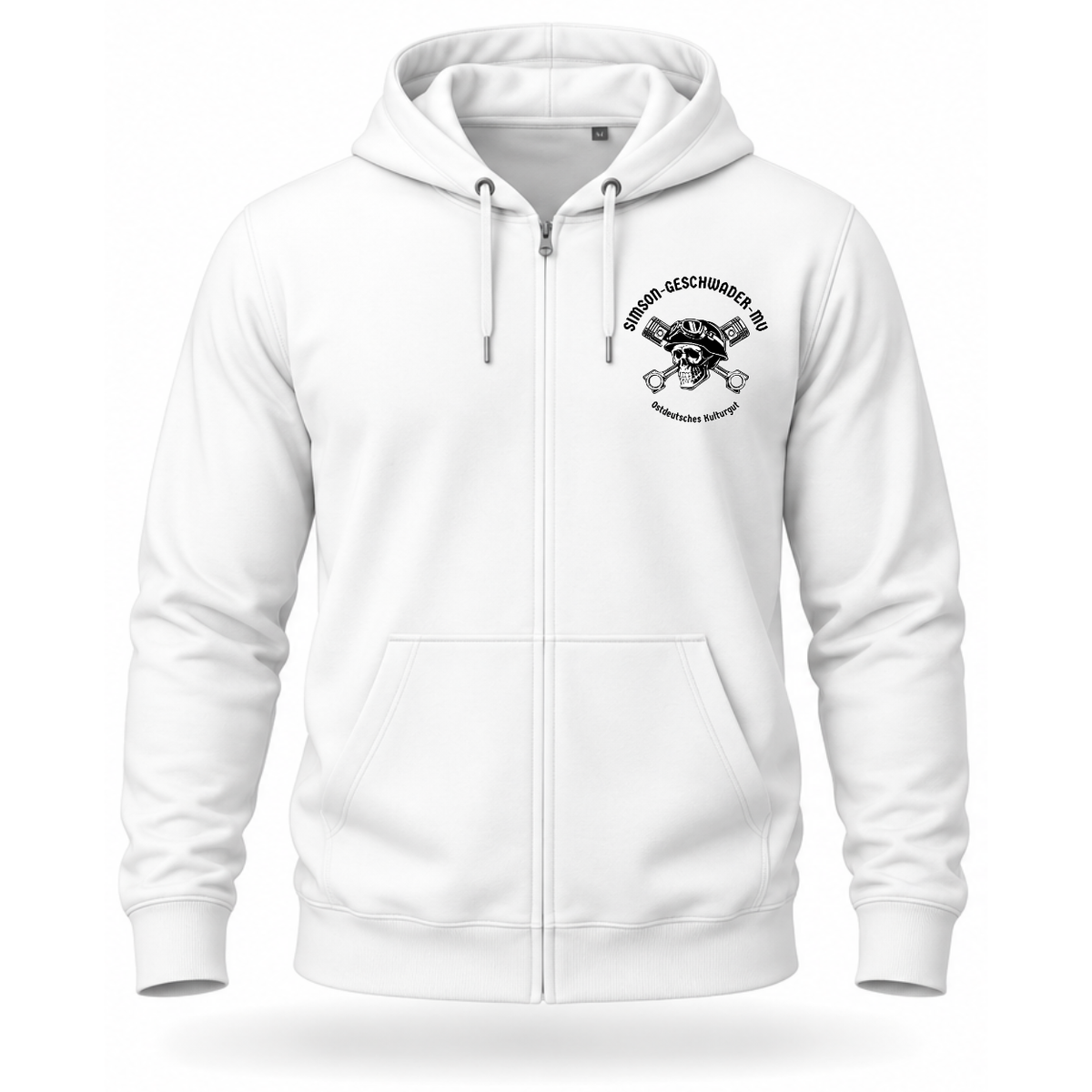Zip Hoodie Softstyle®. Simson Geschwader MV / Beidseitig.