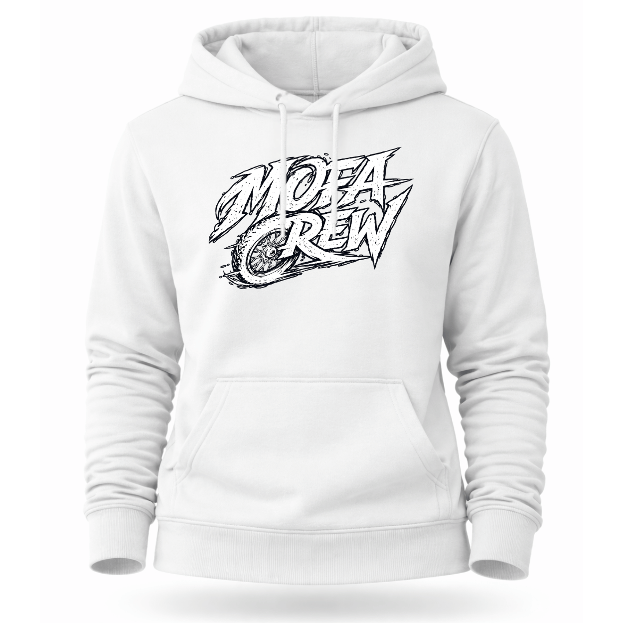 Mädels Hoodie Softstyle®. Mofa Crew.